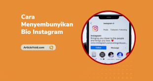 cara menyembunyikan bio Instagram